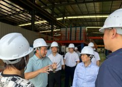 熱烈歡迎新余市水利局局長謝海峰一行領導蒞臨我司參觀指導！