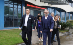 熱烈歡迎意大利圭迪佐洛市市長一行蒞臨我司參觀！